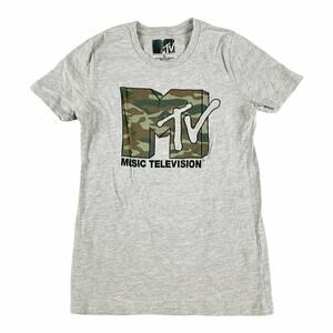 MTV Gray Tee Shirt Small S